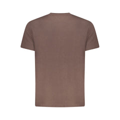 Tommy Hilfiger Marrone Cotton Mens T-Shirt