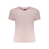 Tommy Hilfiger Pink Cotton Women T-Shirt