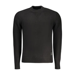North Sails Black Cotton Men Sweater