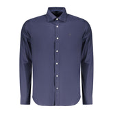 North Sails Blu Cotton Men Shirt
