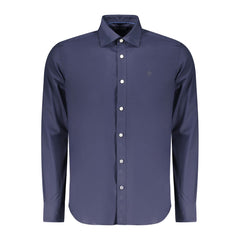North Sails Blu Cotton Men Shirt
