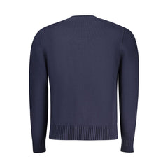 North Sails Blue Cotton Men Sweater