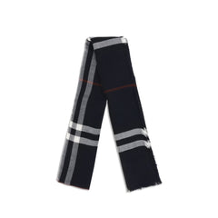 Burberry Blue Wool Scarf