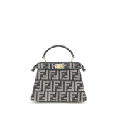 Fendi Blue Fabric Shoulder Bag