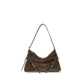 Givenchy Brown Calf Leather Bos Taurus Handbag