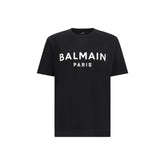 Balmain Black Cotton T-Shirt