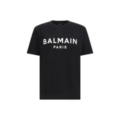 Balmain Black Cotton T-Shirt