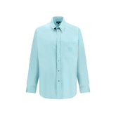 Fendi Light Blue Cotton Dress Shirt