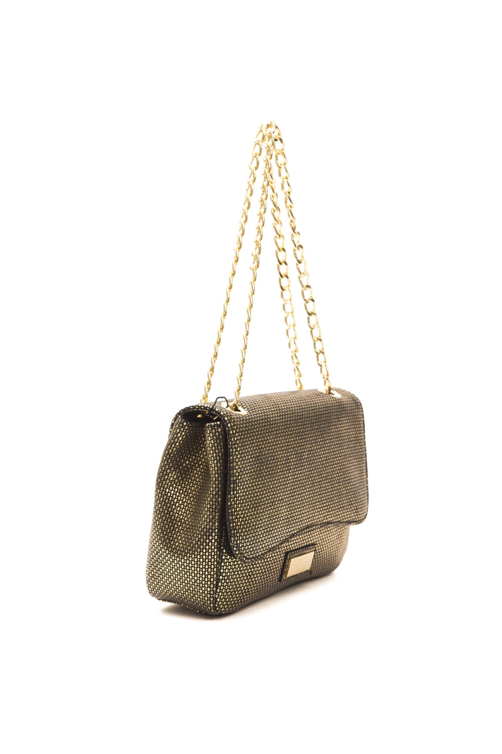 Svart crossbody-veske i skinn til dame
