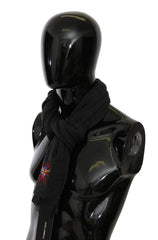 Dolce &amp; Gabbana Grå #DGLovesLondon Ullhalsduk i ull