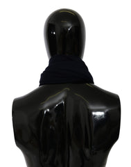 Dolce &amp; Gabbana Blå #DGLovesLondon Omlottsjal Ullhalsduk