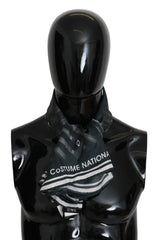 Blått silkeskjerf for kvinner i kostyme