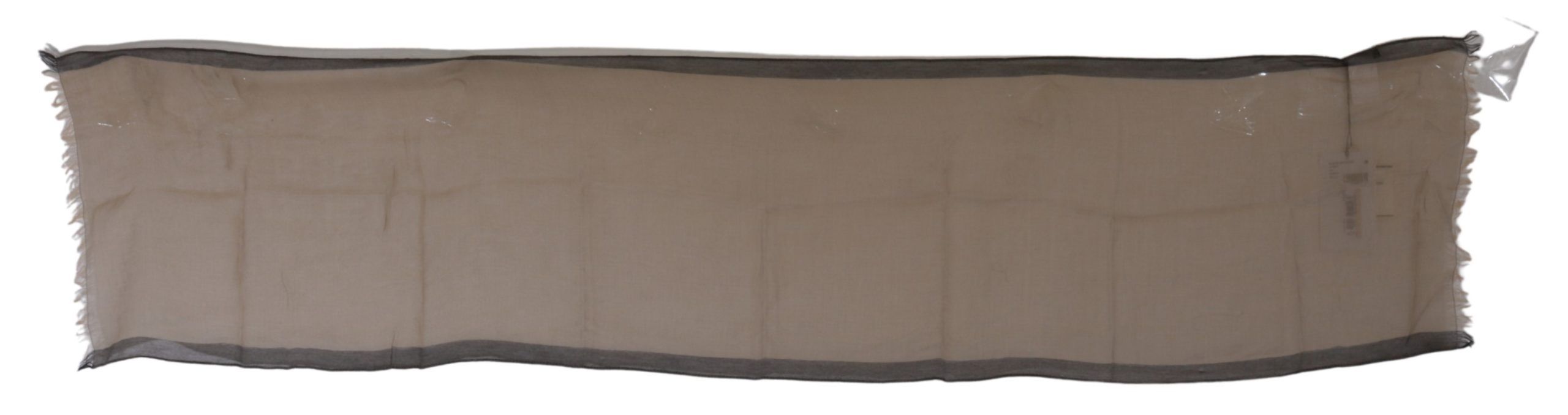 Beige bomullssjal för kvinnor