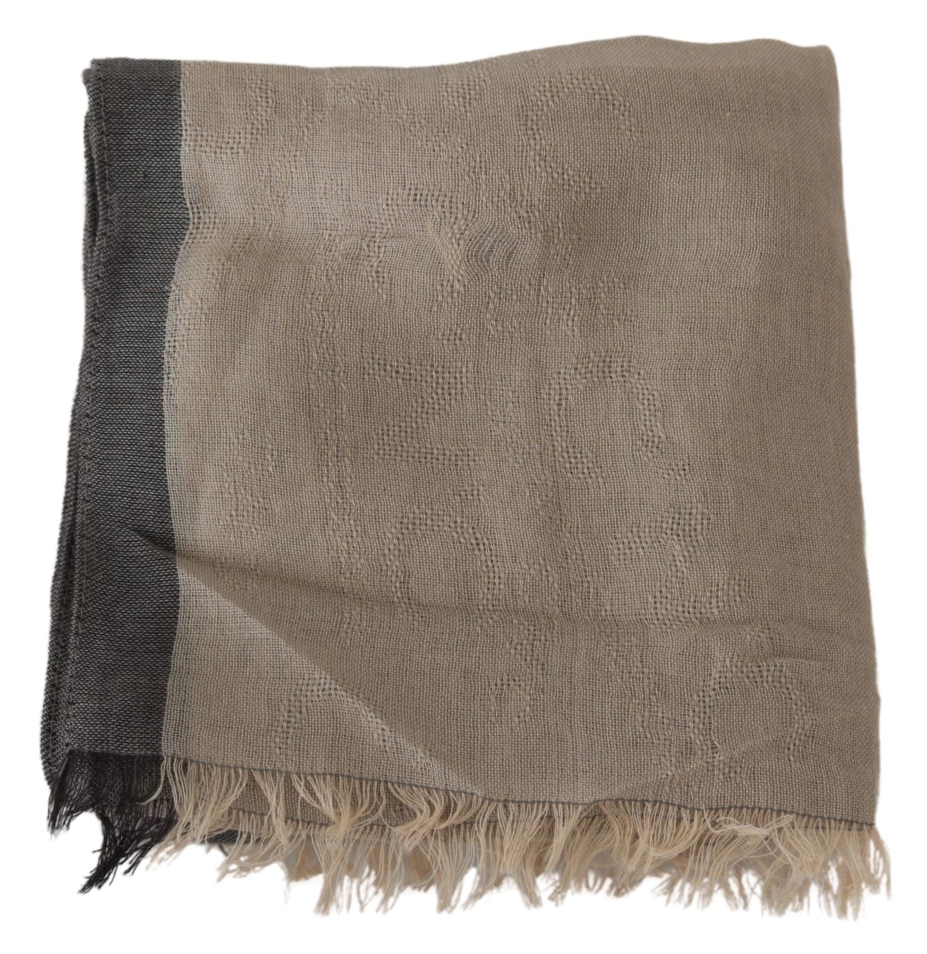 Beige bomullssjal för kvinnor