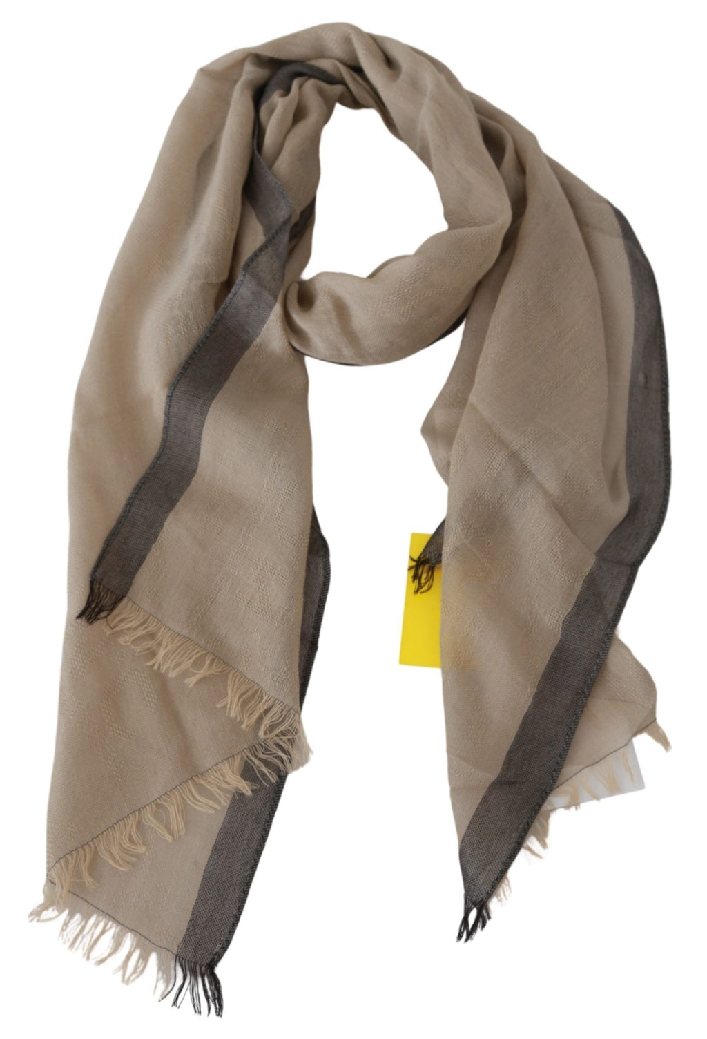 Beige bomullssjal för kvinnor