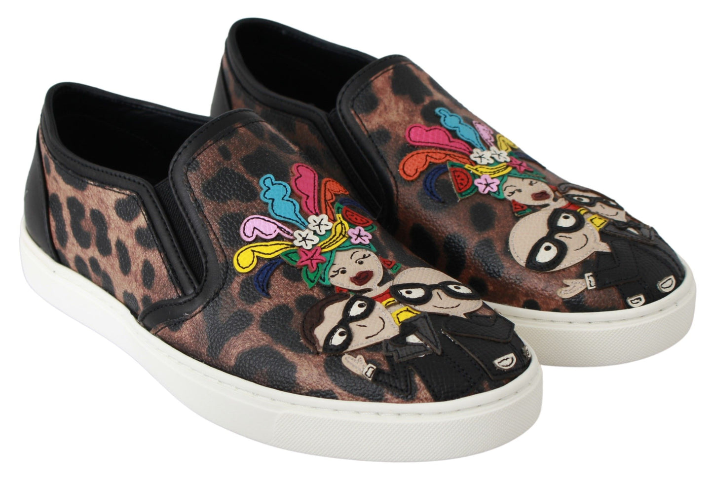 Dolce &amp; Gabbana Läder Leopard #dgfamily Loafers Skor