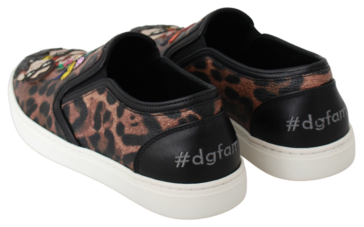 Dolce &amp; Gabbana Läder Leopard #dgfamily Loafers Skor