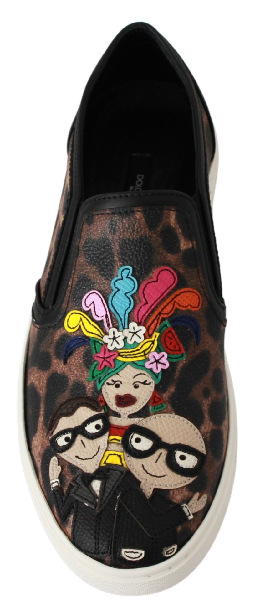 Dolce &amp; Gabbana Läder Leopard #dgfamily Loafers Skor