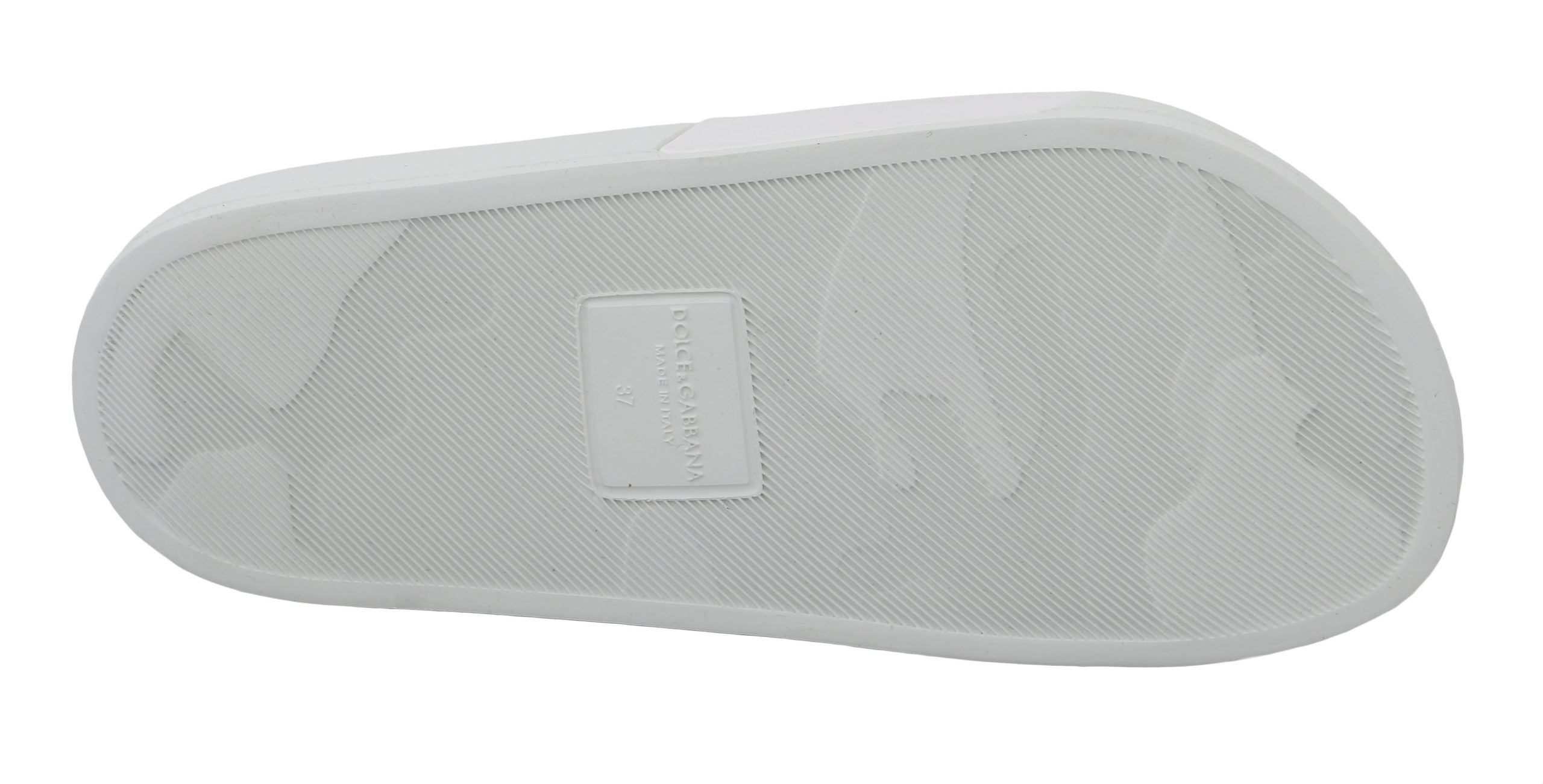 Vita Läder #dgfamily Slides Skor Sandaler