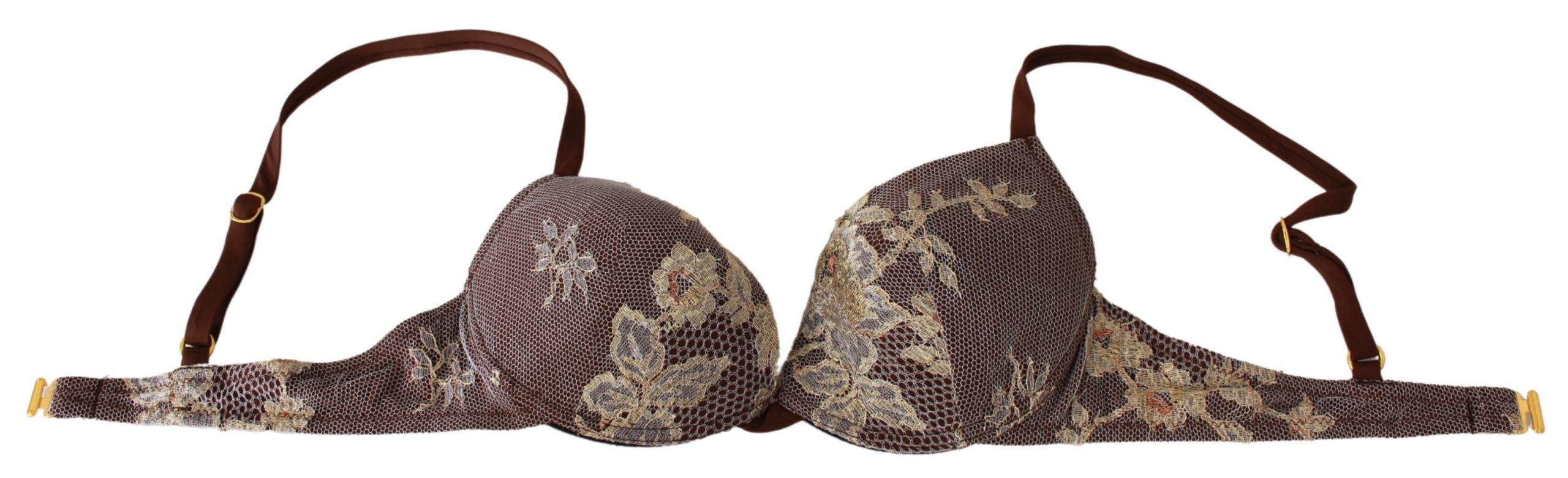 Brun blonde strandtøy todelt bikini badedrakt