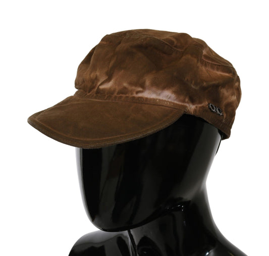 Costume National brun Newsboy-basker Cabbie Fedora-hatt