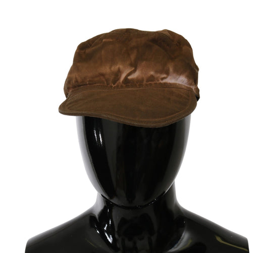 Costume National brun Newsboy-basker Cabbie Fedora-hatt