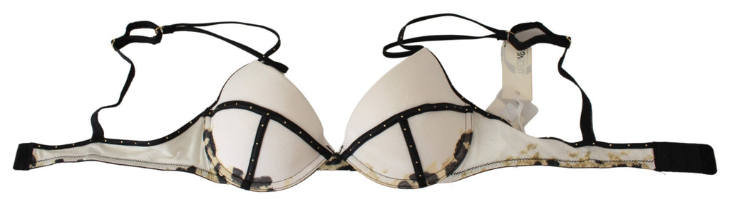 Hvit polyester spandex push up bh-undertøy
