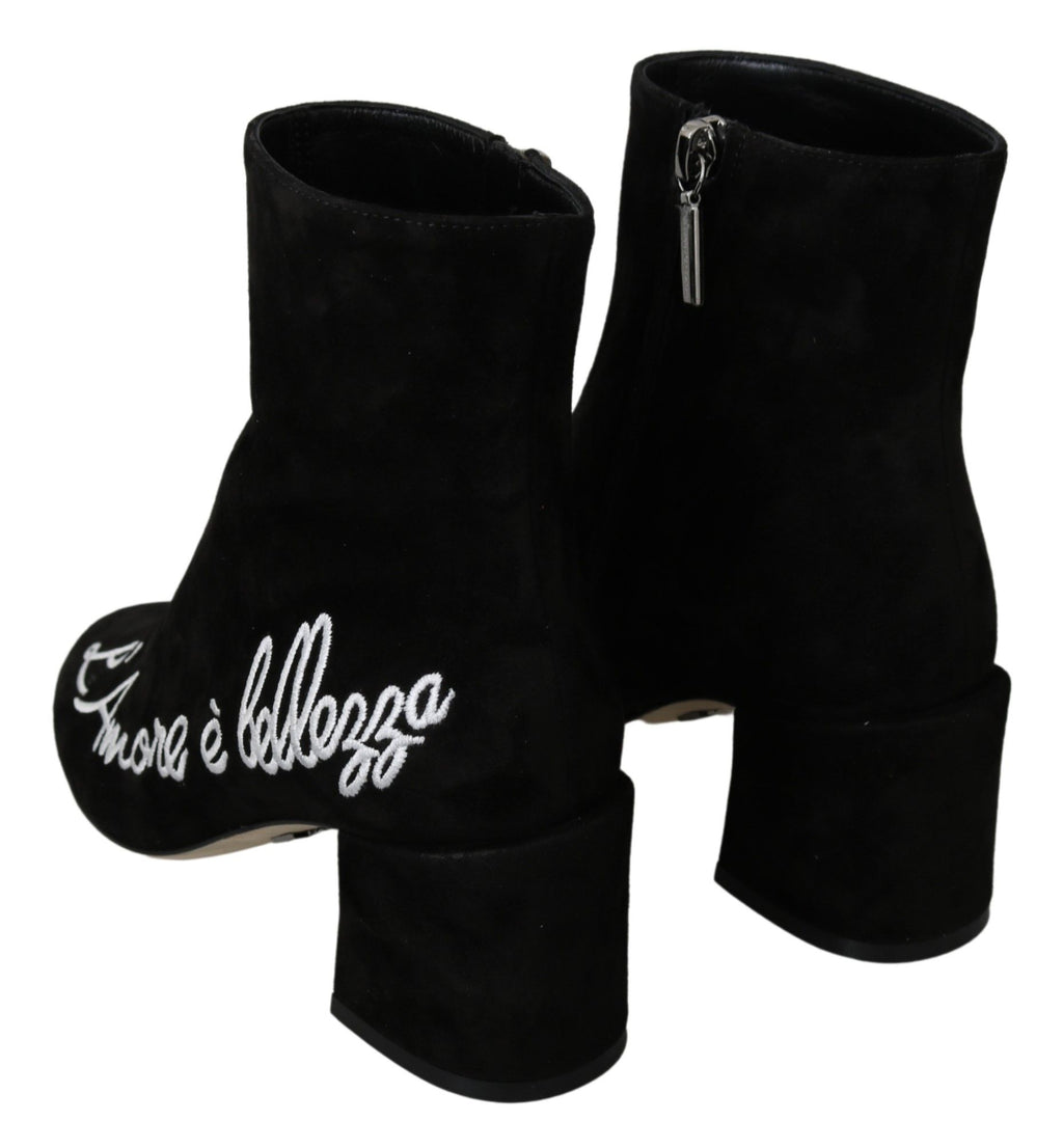 Svart mocka L'Amore E'Bellezza Boots Skor
