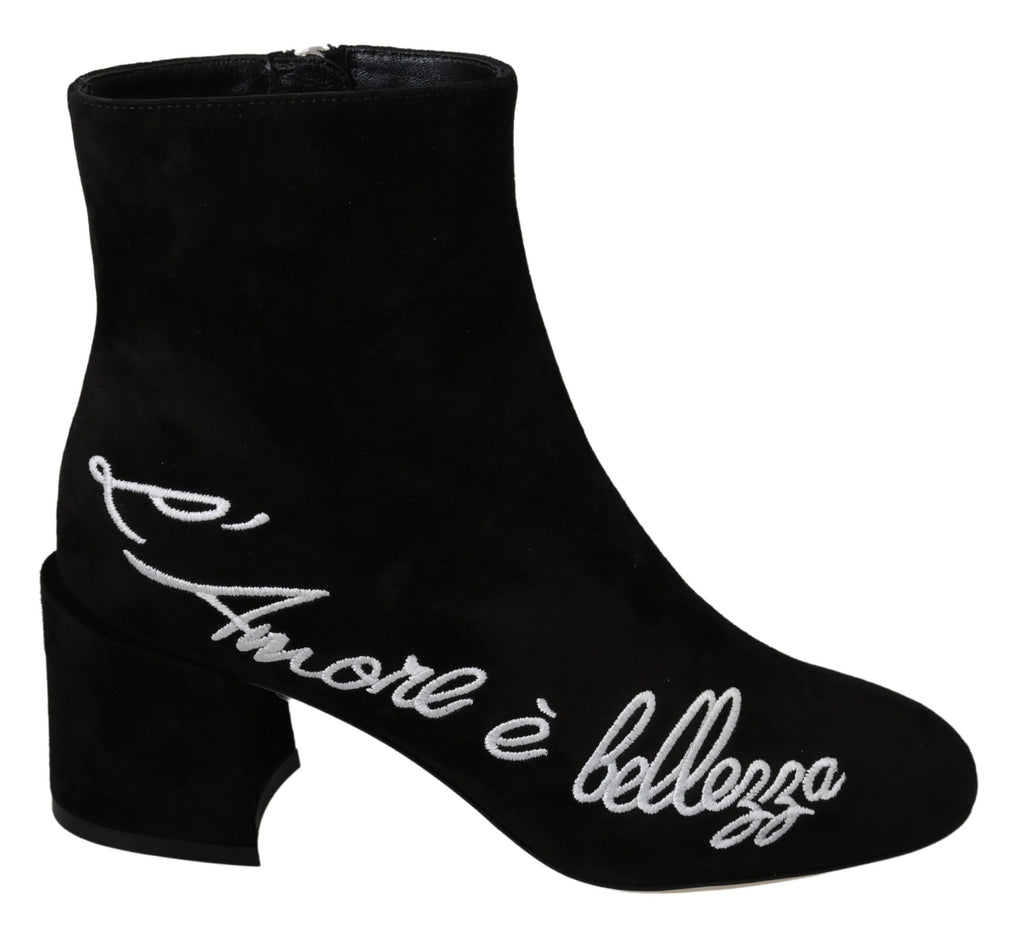 Svart mocka L'Amore E'Bellezza Boots Skor