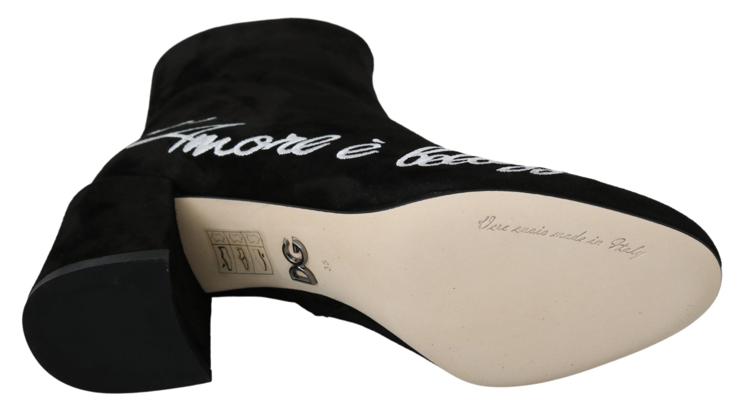Svart mocka L'Amore E'Bellezza Boots Skor