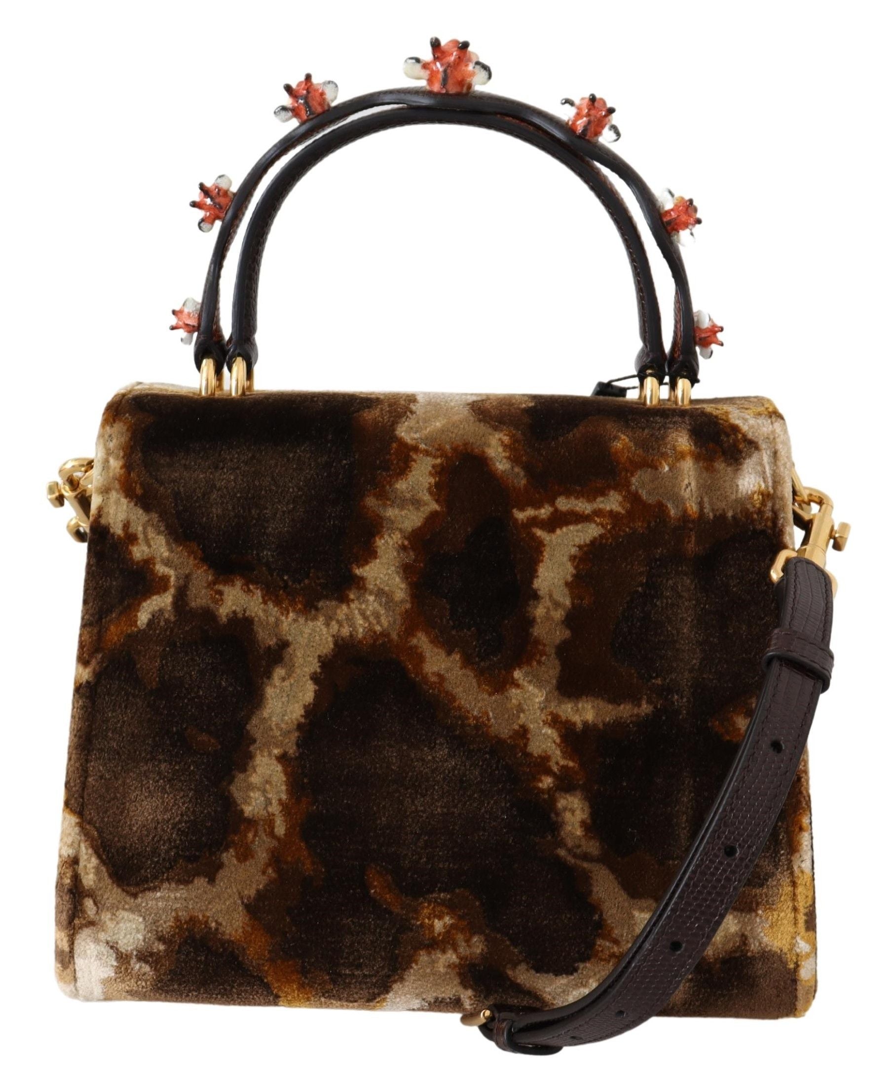 Brun Giraffe Crossbody Purse Borse VELKOMMEN Purse