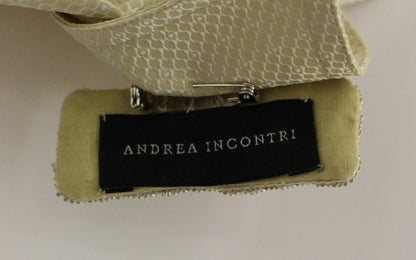 Andrea Incontri Beige Ermeløs Bluse Topp