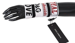 Dolce &amp; Gabbana Flerfärgad Ullstickad D&amp;G Love Armbandswrap