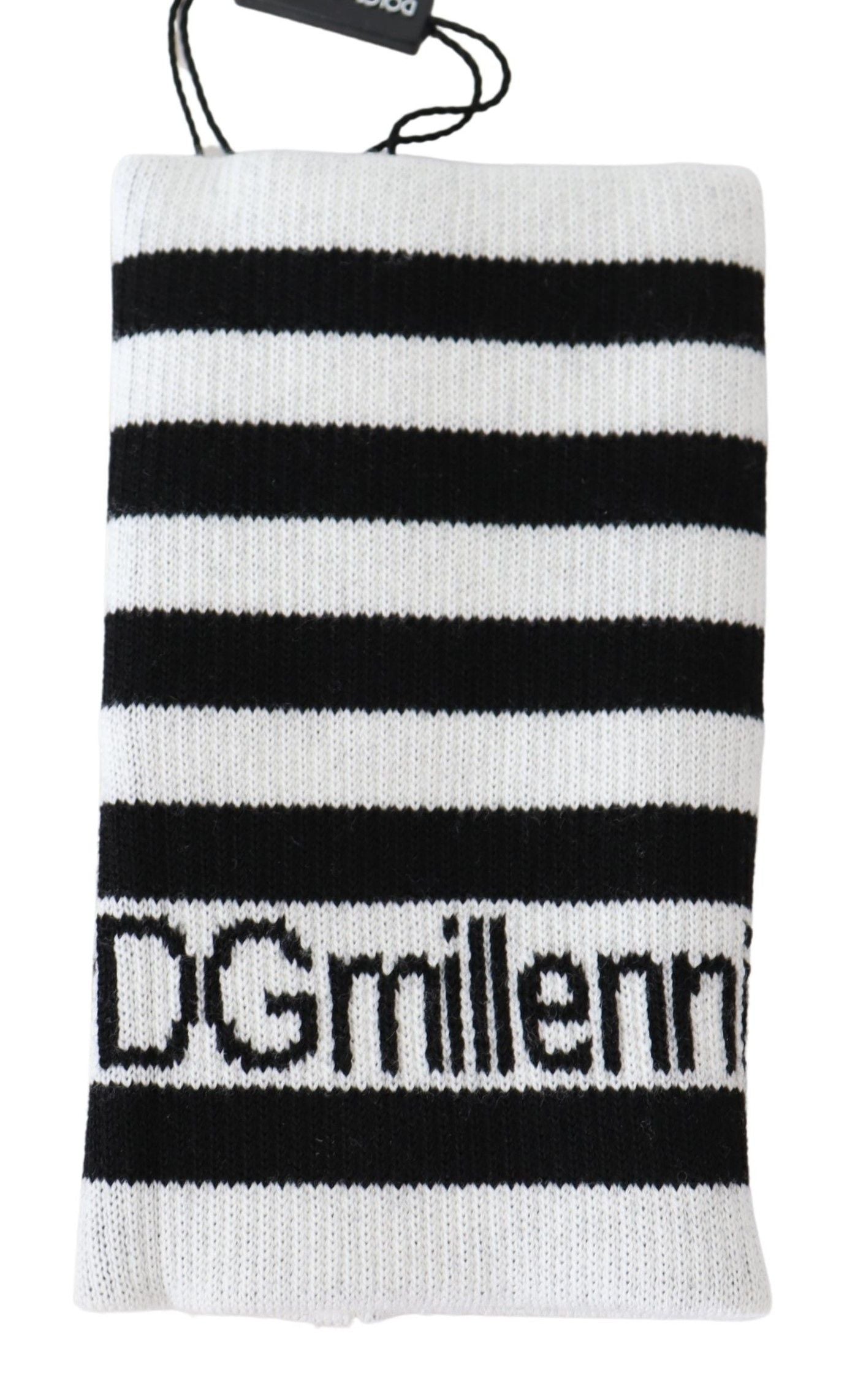 Dolce &amp; Gabbana Svartvitt Ull DGMillennials Armband