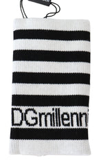 Dolce &amp; Gabbana Svartvitt Ull DGMillennials Armband