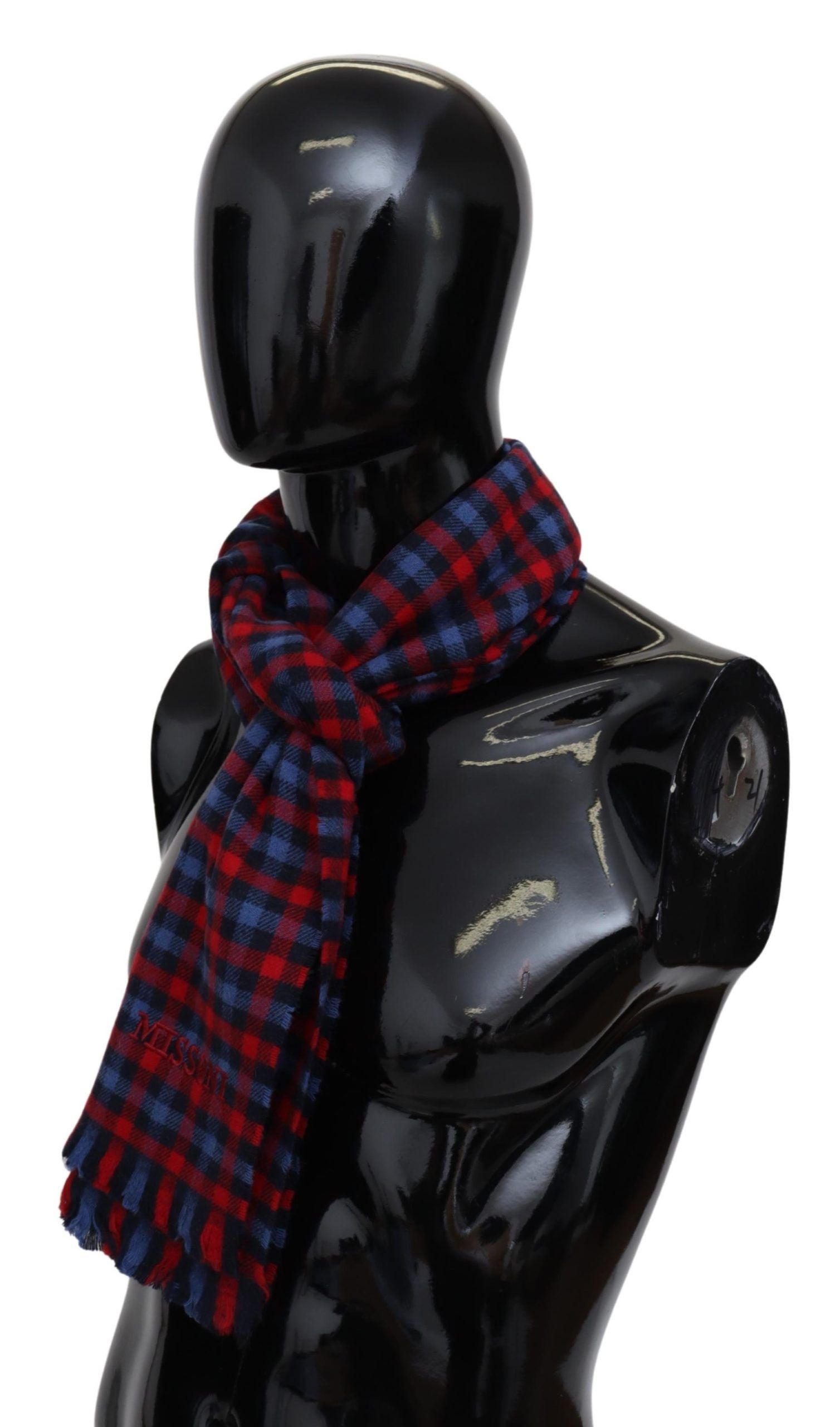 Missoni Flerfärgad Rutig Ull Unisex Halsduk