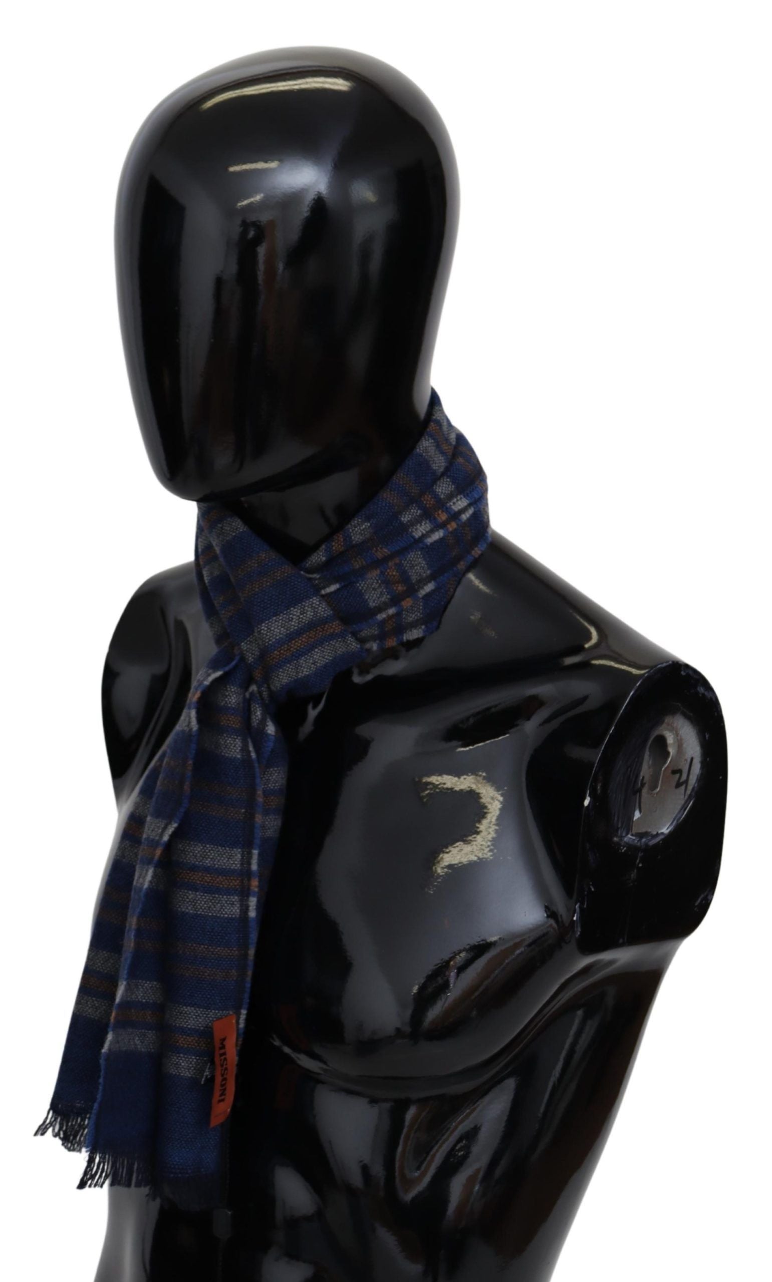 Missoni Flerfärgad Ullrandig Unisex Halsduk