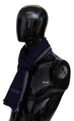 Missoni Flerfärgad Randig Ull Unisex Omlotthalsduk med Fransar