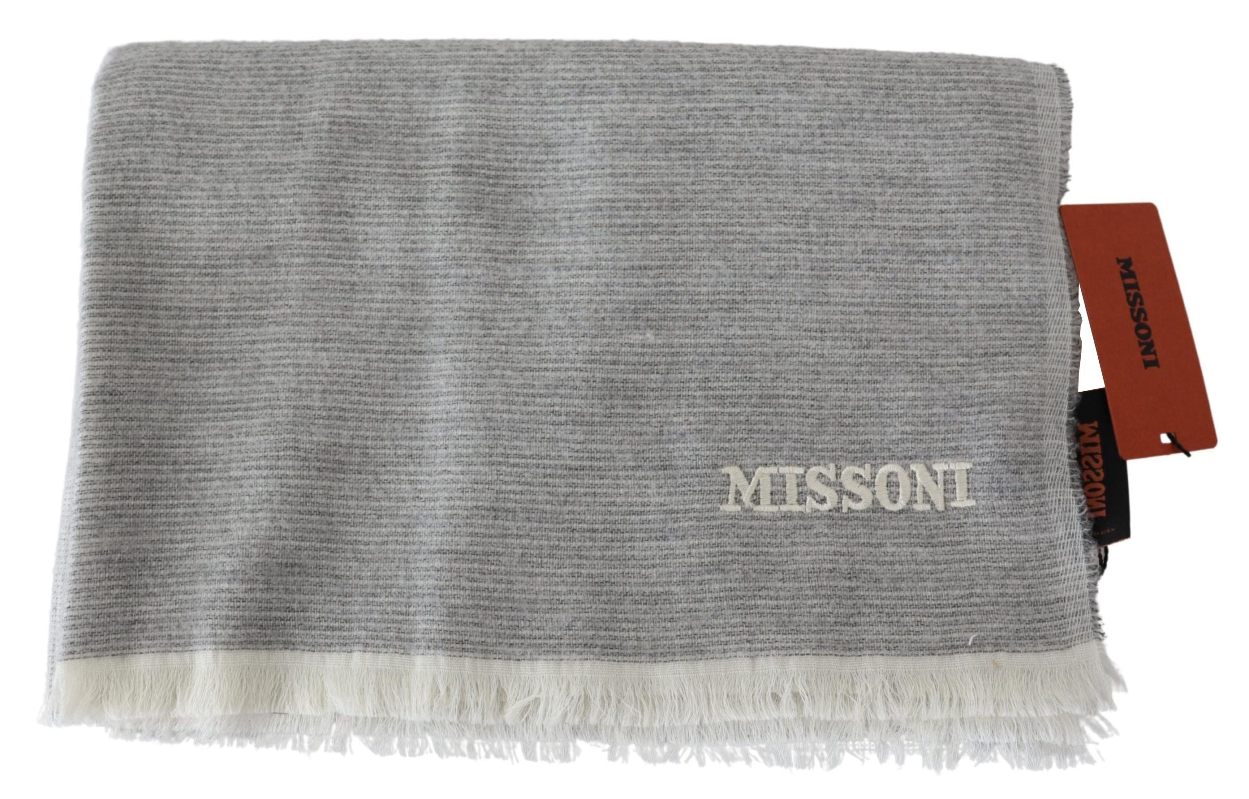 Missoni Beige 100% Ull Unisex Halsduk