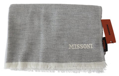 Missoni Beige 100% Ull Unisex Halsduk