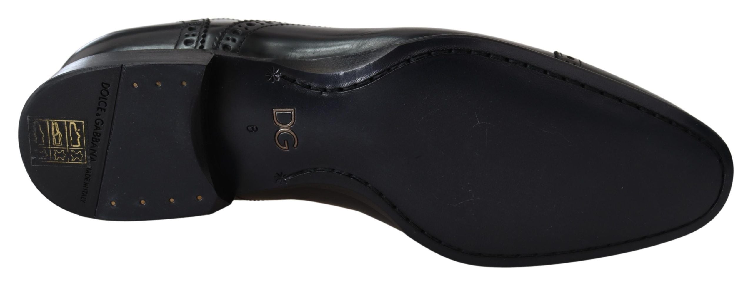 Svarte Derby-loafers i skinn for menn