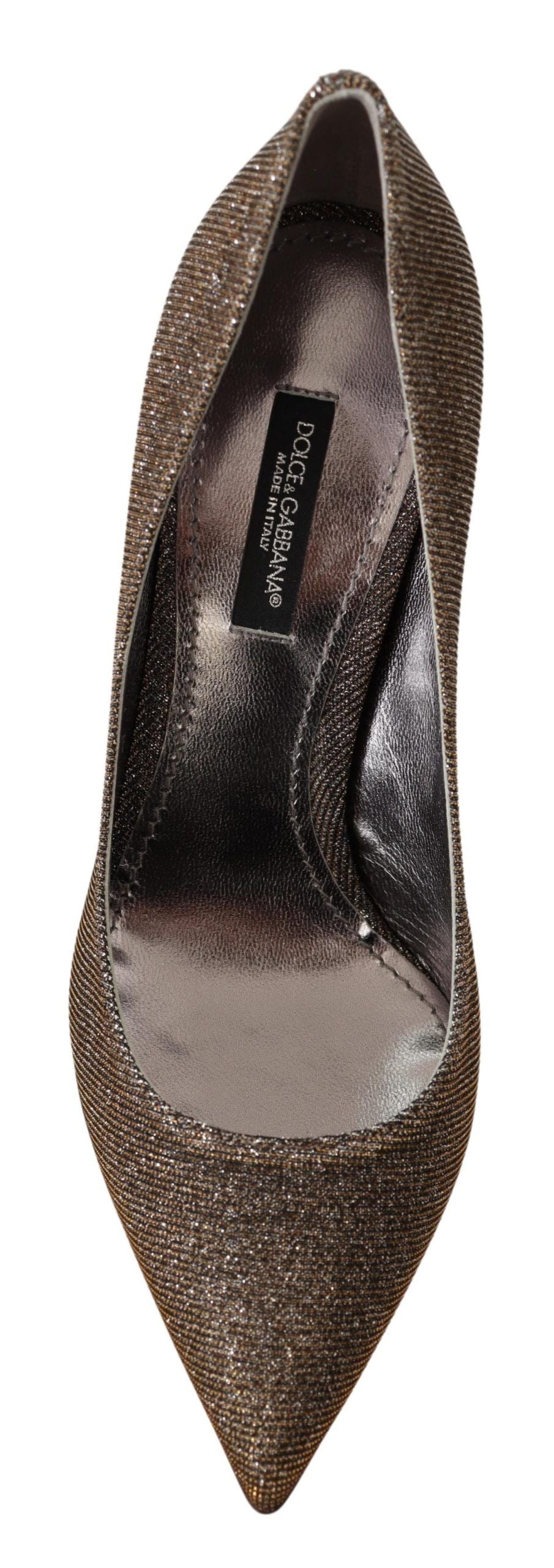 Guld Silver Tyg Klackar Pumps Skor