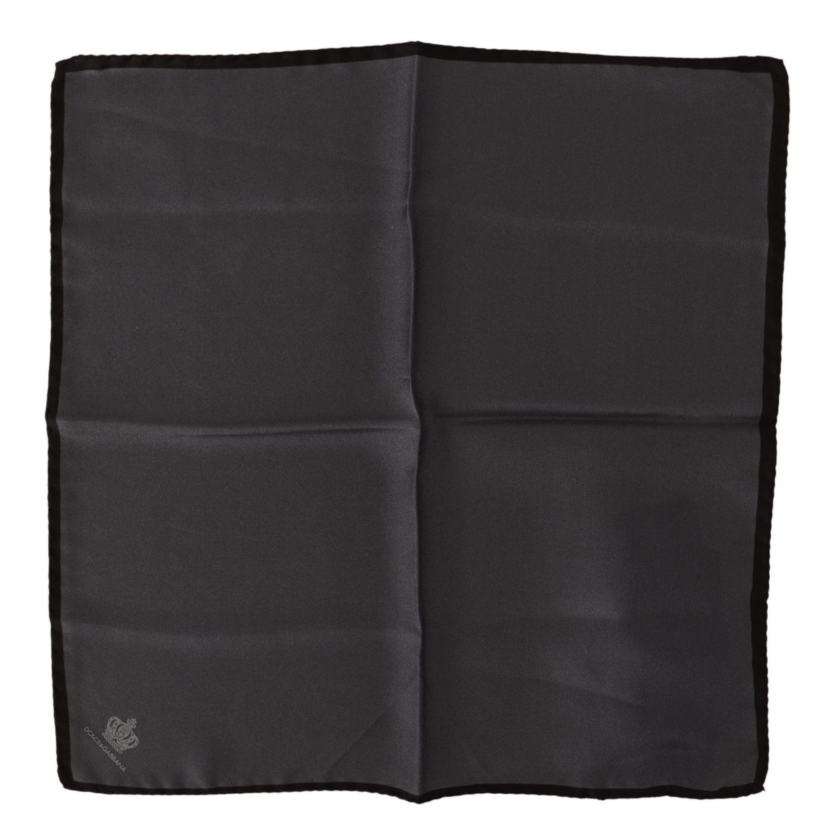 Dolce &amp; Gabbana Grått 100 % silke firkantet lommetørkle Grått 100 % silke firkantet lommetørkle