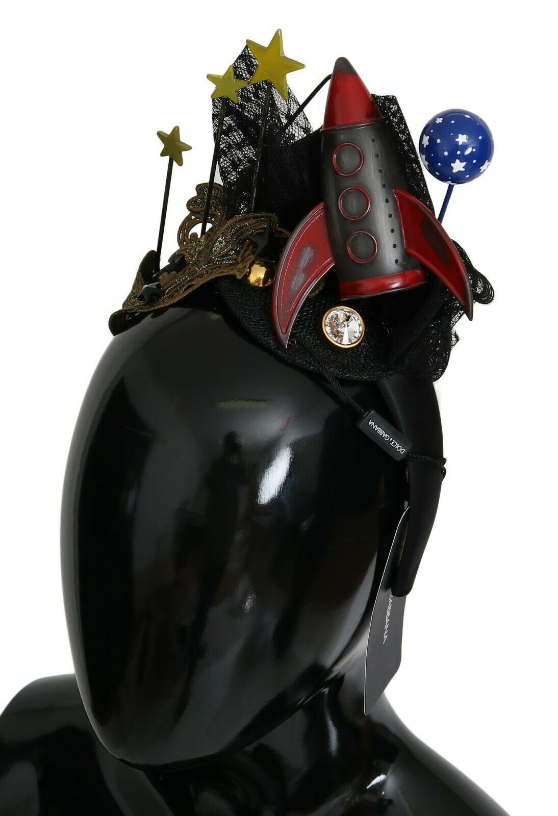 Dolce &amp; Gabbana Rocket Crystal Stars Tiara Diadem Pannebånd