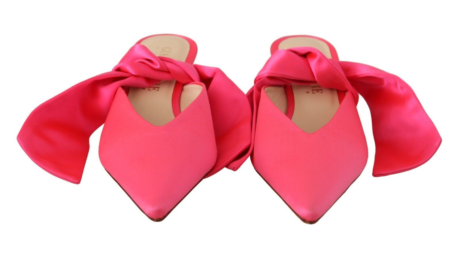 Rosa Läder Snörning Kitten Heels Pumps Skor