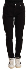 Dolce & Gabbana Black Skinny Slim Denim Cotton Stretch Jeans