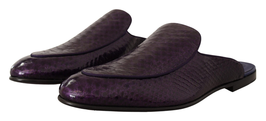 Lilla eksotiske skinnslippers