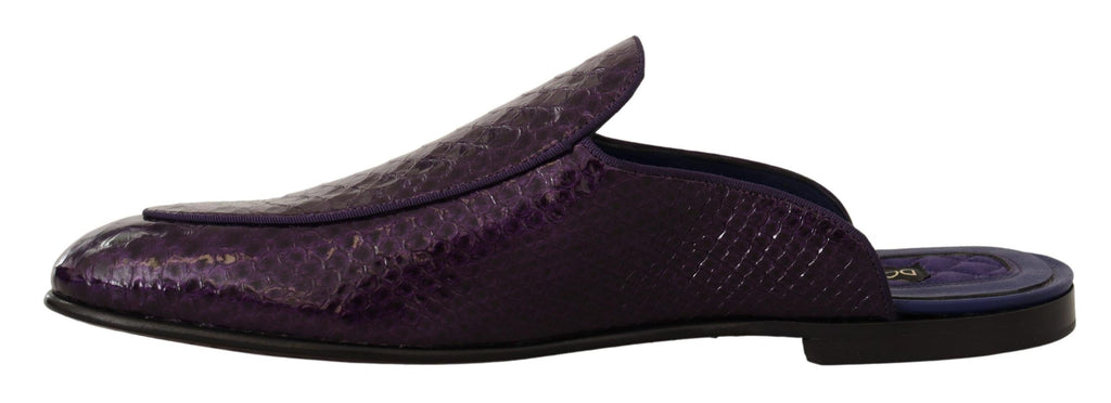 Lilla eksotiske skinnslippers
