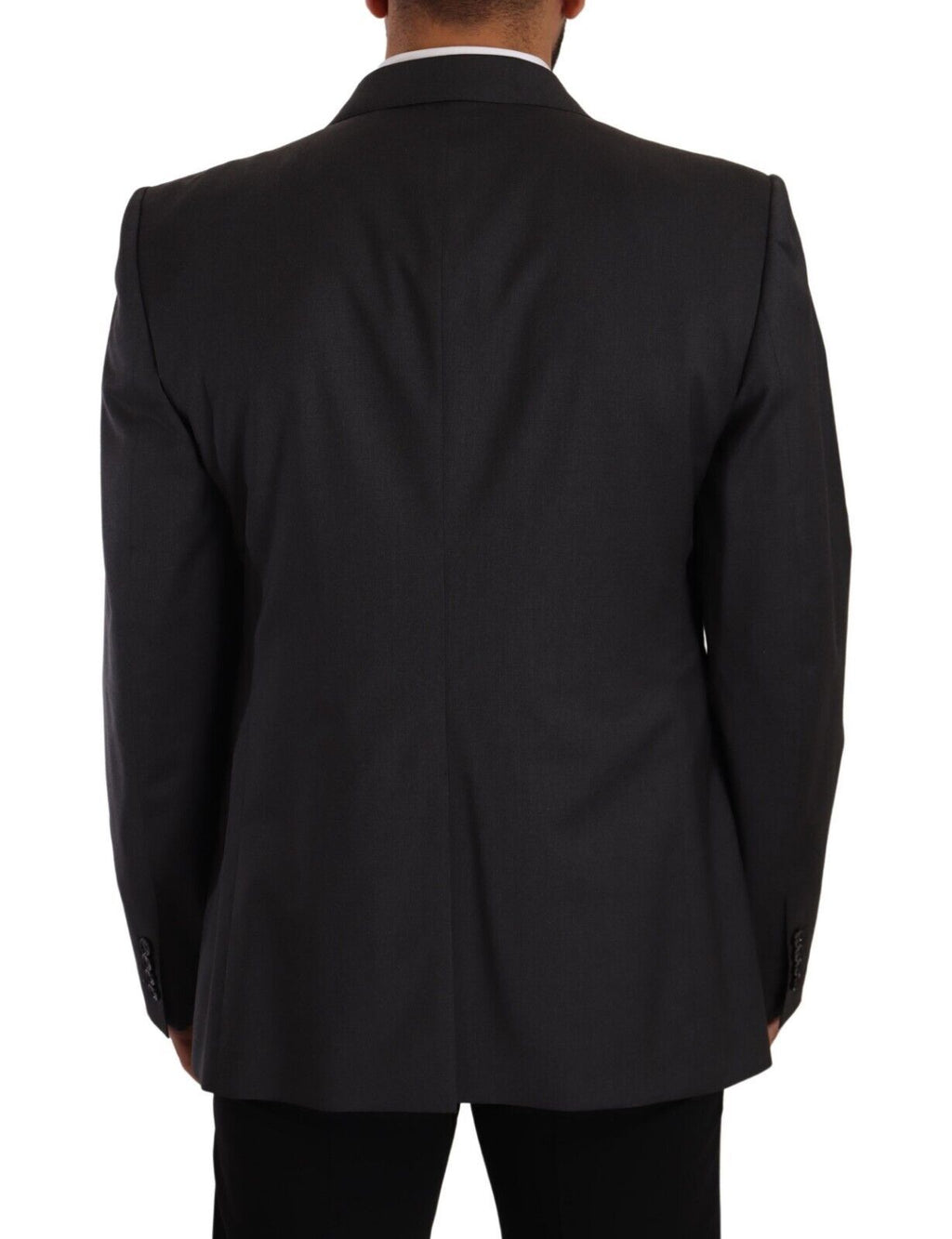 Grå dobbeltspent 2-delt SICILIA-blazer