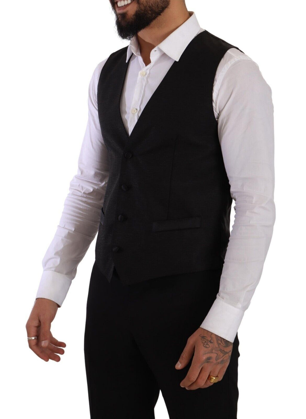 Svart Slim Fit 2-delad SICILIA-kavaj